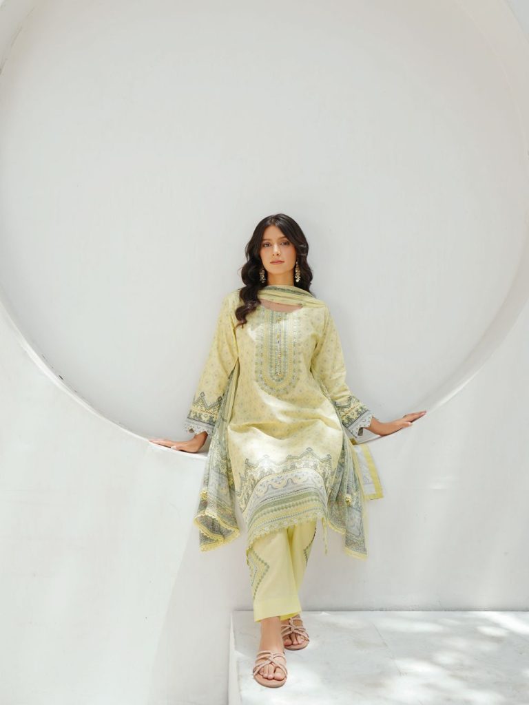 Pistachio Lawn 3-Piece - Candy Women Suits